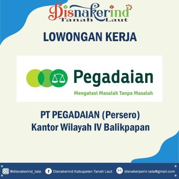 PT Pegadaian (Persero) – Tenaga Pendukung Transaksi KAS