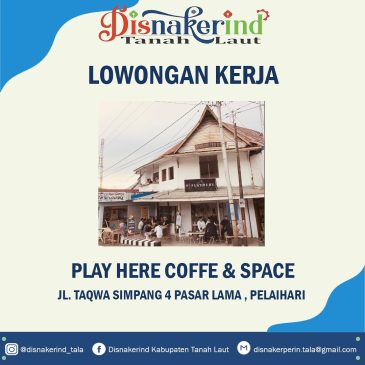 Play Here Coffe & Space – Kichen Staff & Barista