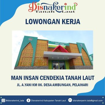 Man Insan Cendekia Tanah Laut -Laboran, Tenaga Kesehatan Putri dan Pustakawan