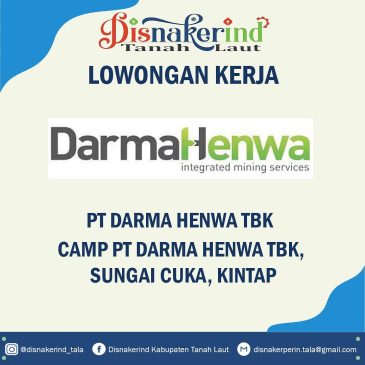 PT Darma Henwa Pelaihari – Operator Excavator