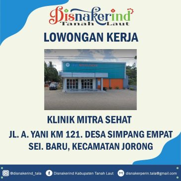 Klinik Mitra Sehat – Apoteker Penanggung Jawab