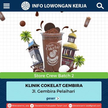 Klinik Coklat Gembira Pelaihari – Store Crew