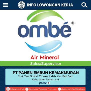 PT Panen Embun Kemakmuran – Sales/Supervisor