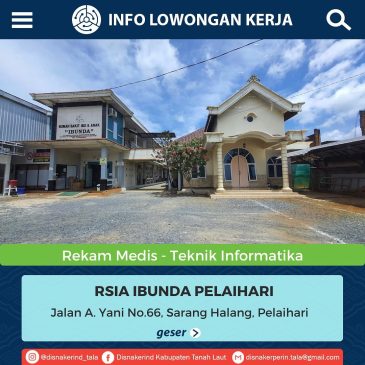 RSIA Ibunda Pelaihari – Rekam Medis – Teknik Informatika