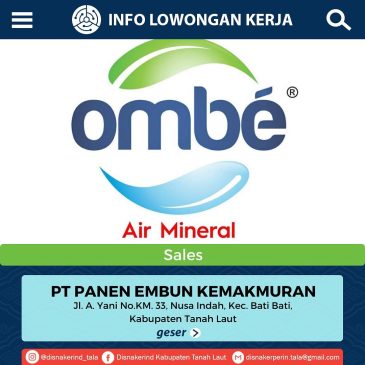 PT Panen Embun Kemakmuran – Sales