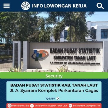 Badan Pusat Statik Tanah Laut -Security