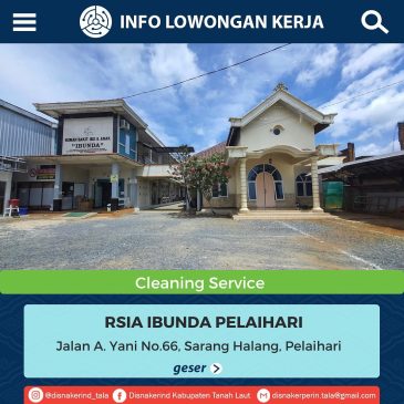 RSIA Ibunda Pelaihari – Cleaning Service