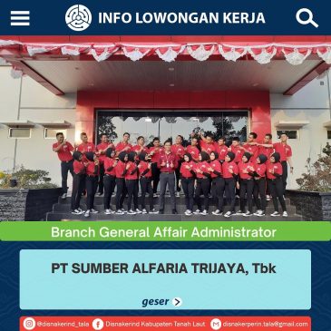 PT Sumber Alfaria Trijaya Tbk -Branch General Alffair Administrator