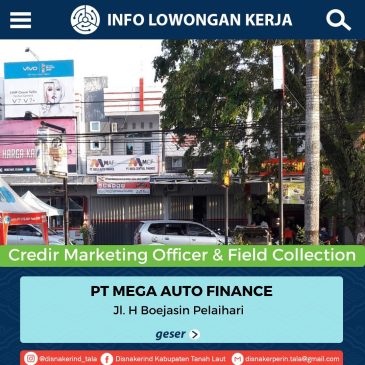 PT Mega Auto Finance – Credit Marketing Officer & Field Collection