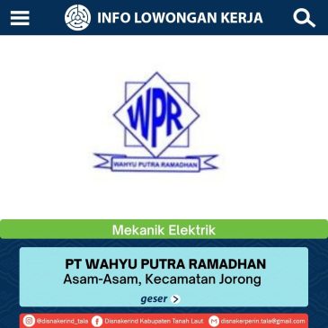 PT Wahyu Putra Ramadhan – Mekanik Elektrik