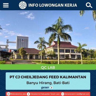 PT Cj Cheiljedang Feed Kalimantan – Qc Lab