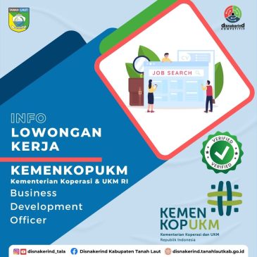 Kementrian Koperasi & UMK RI- Business Development Officer