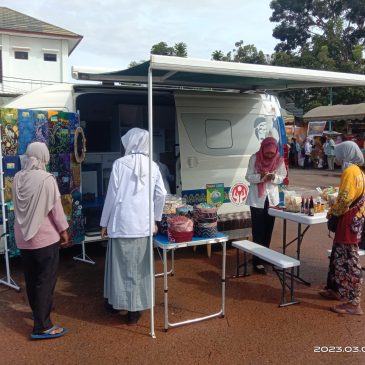 Mobil Promosi IKM Turut Mensukseskan Kegiatan Pasar Murah dalam rangka HUT Satpolpp Ke-73