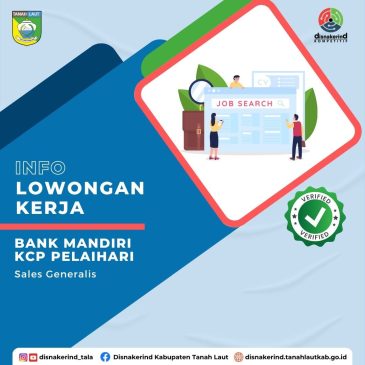 Bank Mandiri KCP Pelaihari – Sales Generalis