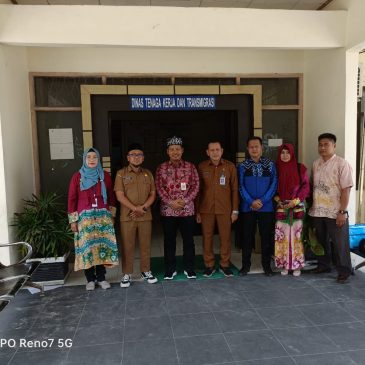 Melaksanakan Kunjungan Ke Dinas Tenaga Kerja dan Transmigrasi Kabupaten Paser Penajam Utara, Kalimantan Timur