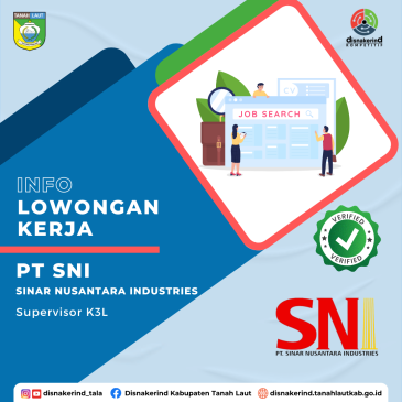 PT Sinar Nusantara Industries – Supervisor K3L