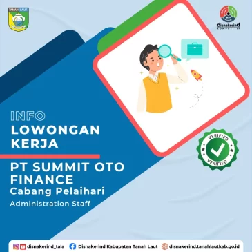 PT Summit OTO Finance Cabang Pelaihari – Administration Staff