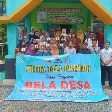 Batamuan Maelangi Wan Melayani Warga Desa (BELA DESA) bersama Masyarakat Tanah Laut di Desa Tirta Jaya Kecamatam Bajuin