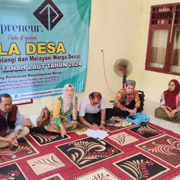 Batamuan Maelangi Wan Melayani Warga Desa (BELA DESA) bersama Masyarakat Tanah Laut di Desa Tungkaran Kecamatan Pelaihari