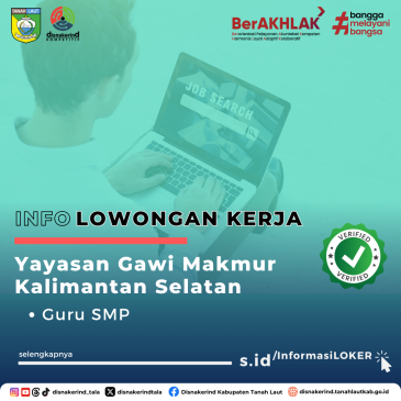 Yayasan Gawi Makmur Kalimantan Selatan – Guru SMP