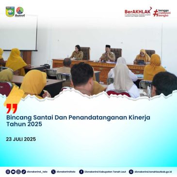 Bincang Santai Dan Penandatanganan Kinerja Tahun 2025