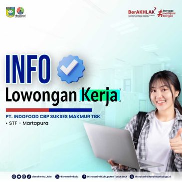 LOKER : PT. Indofood CBP Sukses Makmur TBK – STF – Martapura