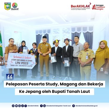 Empat Peserta Asal Tanah Laut Dilepas Bupati untuk Program Magang dan Kerja ke Jepang